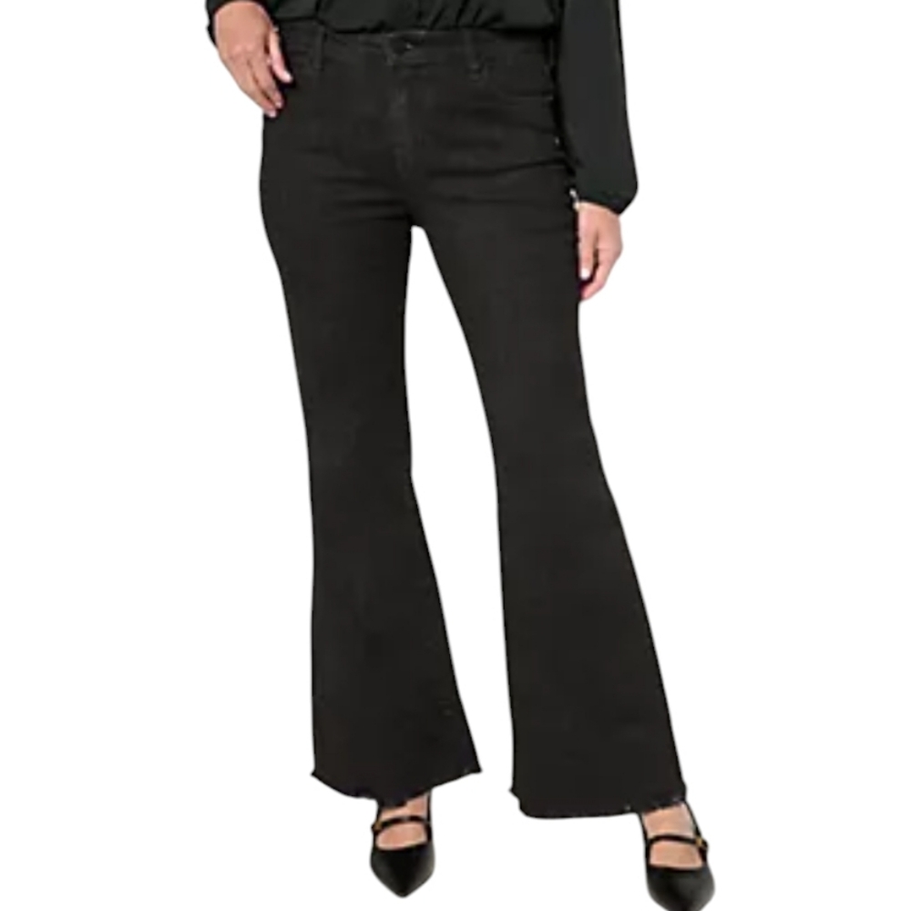 Liverpool Black Flare Wide Leg Jeans